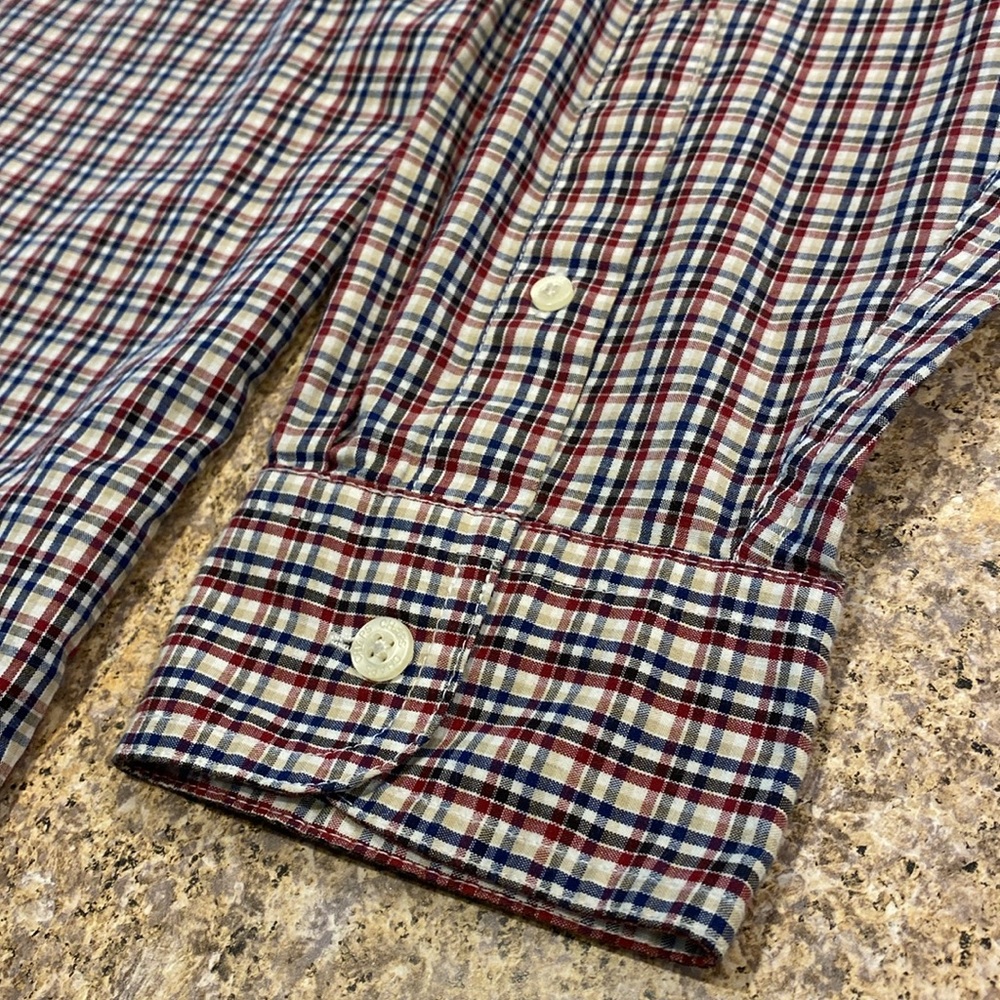Chaps Long Sleeve Button Down Shirt Large Easy Care - Picture 7 of 13